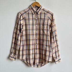 COMME DES GARCONS Plaid Madras Button Down Shirt